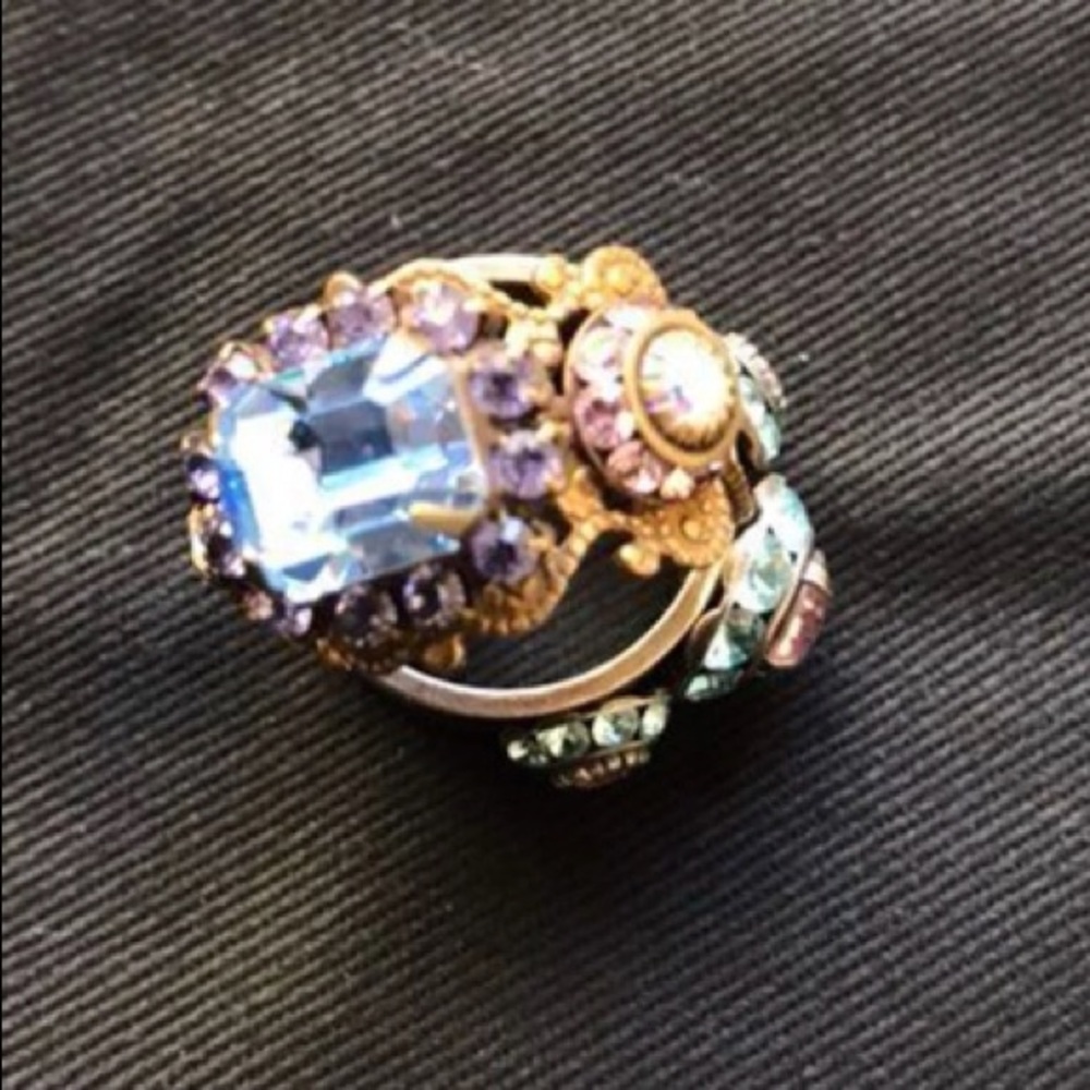 Sorrelli crystals and gemstones ring.